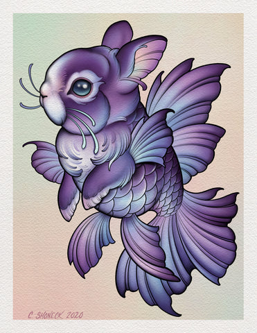 Bunnyfish - Purple